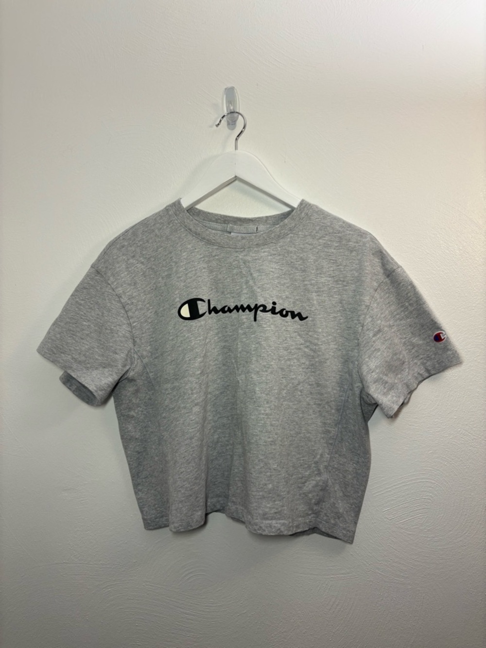 Champion Gray Crewneck Tee Size Small